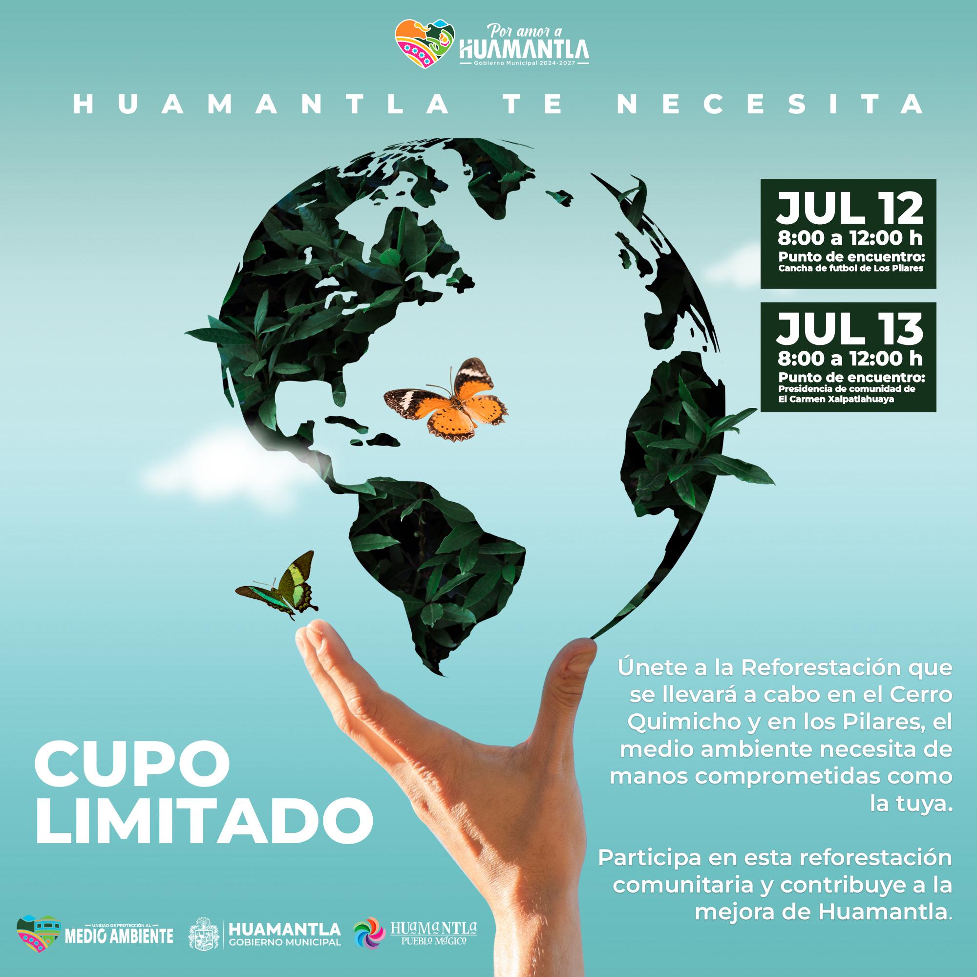 Convocan a jornada de reforestación en el Cerro Quimicho y Los Pilares